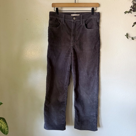 Levi's Denim - Levi’s | Corduroy Ribcage Straight Ankle Jeans